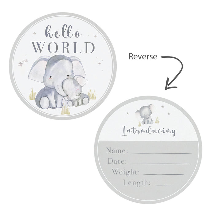Living Textiles | Hello World Gift Set - Watercolour Elephant