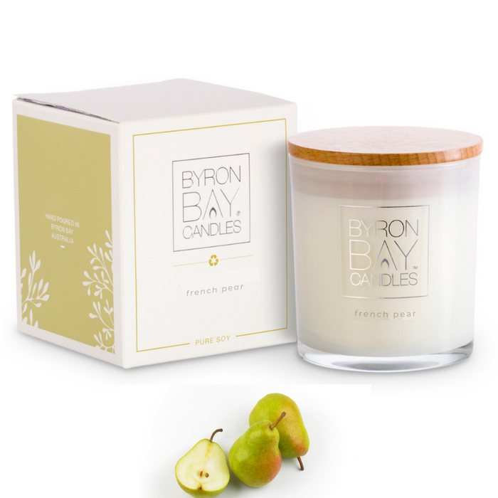 Byron Bay | French Pear - 30 Hour Scented Pure Soy Candle