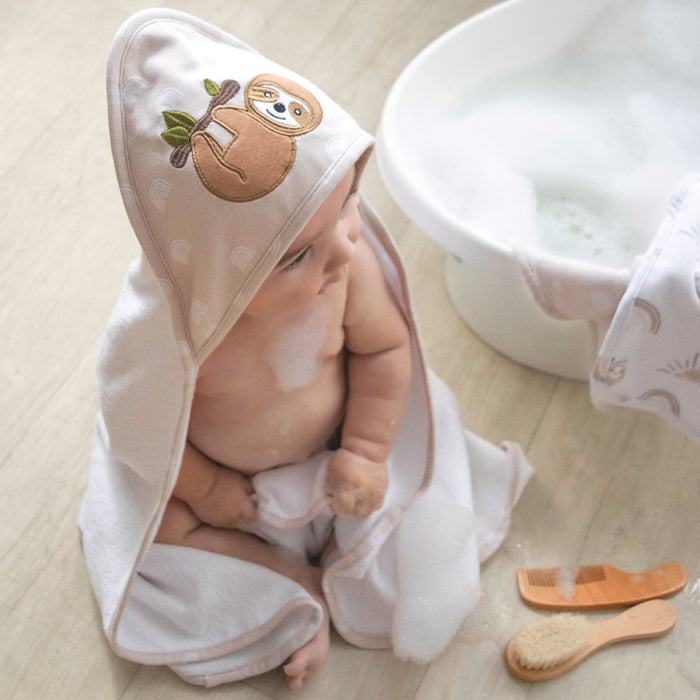 Living Textiles | Baby Bundle - Happy Sloth - Lozza’s Gifts & Homewares 