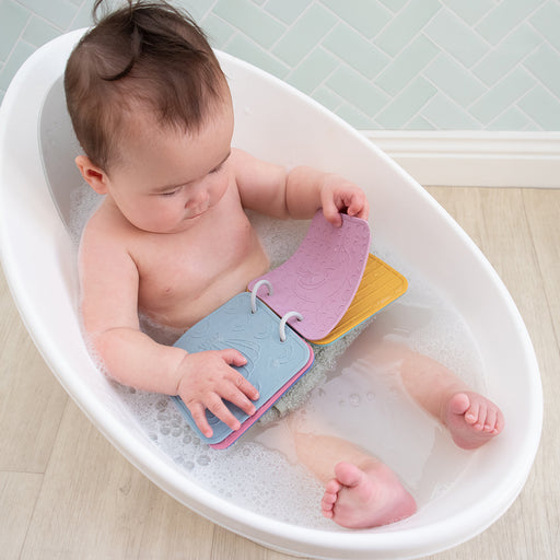 Living Textiles | Silicone Baby Bath Book - Lozza’s Gifts & Homewares 