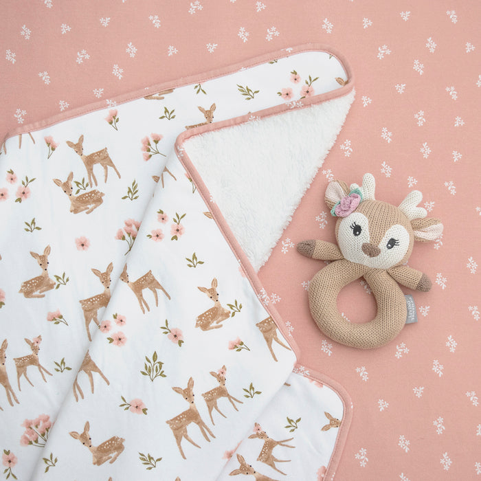 Living Textiles | 2-pack Jersey Cot Fitted Sheet - Sophia's Garden