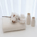 Living Textiles | Organic Bassinet/Cradle Cellular Blanket - Natural White - Lozza’s Gifts & Homewares 