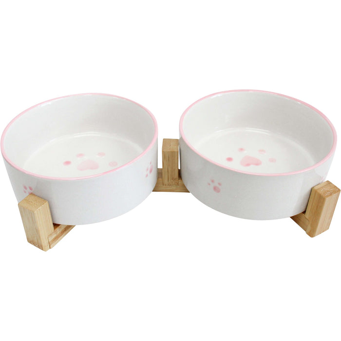 Pet Duo Feast Bowls - Pink