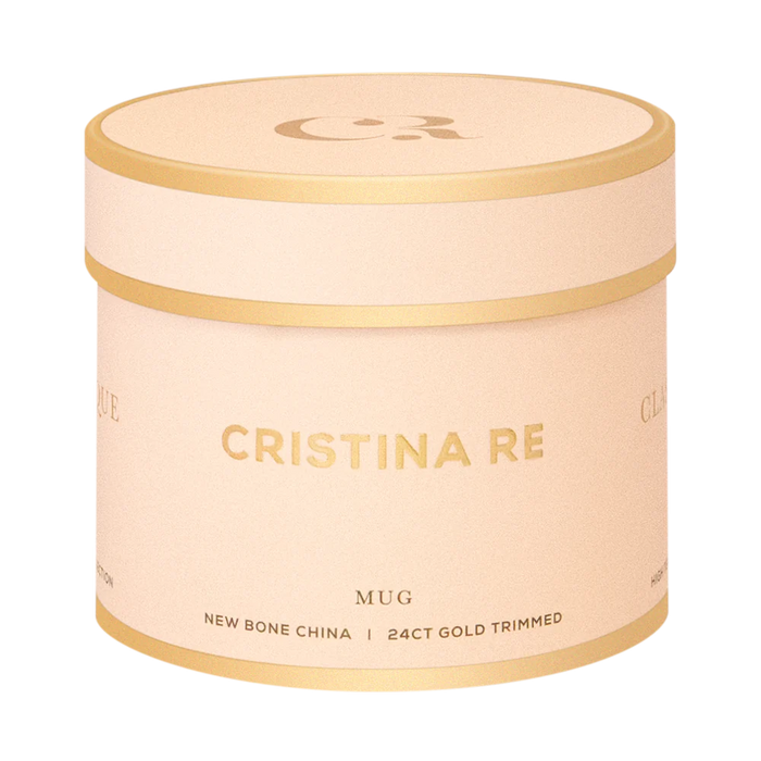 Cristina Re |  Petite Ivory Teacup & Saucer Set of 2 - 80ml