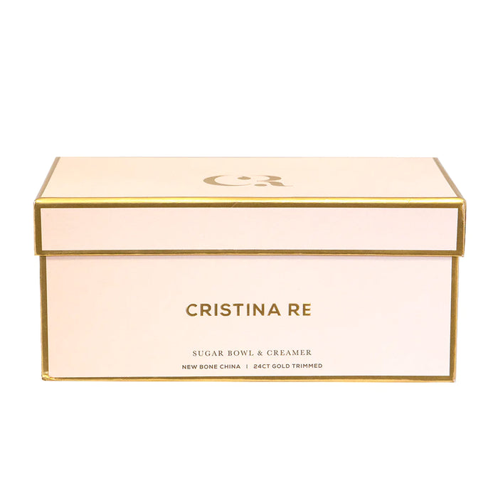 Cristina Re | Sugar Bowl & Creamer - Ivory