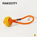 Pawzcity | Toy Pet Interactive Rope Ball With Loop - Bergamot - Lozza’s Gifts & Homewares 