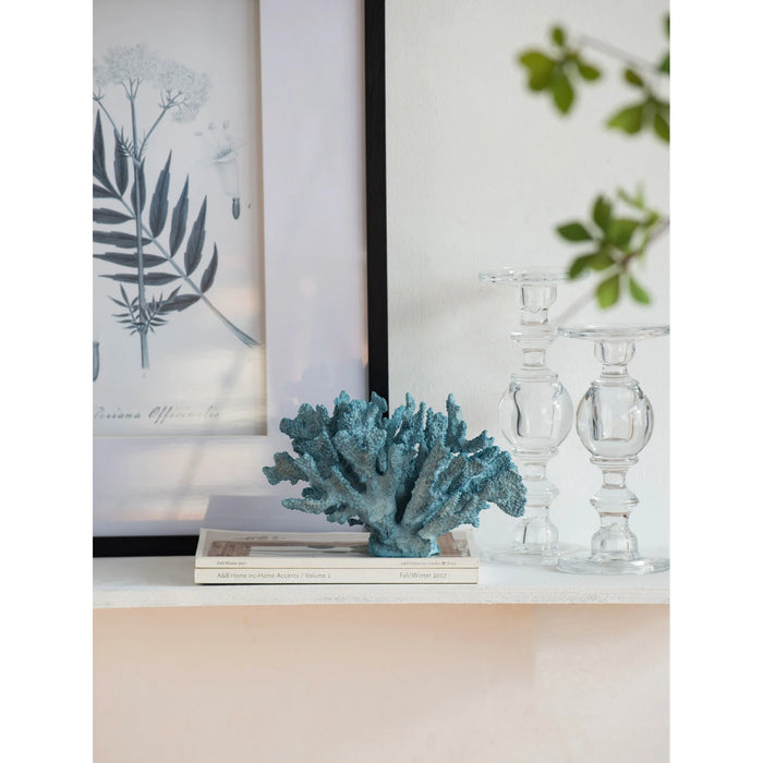 Blue Faux Coral B Ornament - Lozza’s Gifts & Homewares 