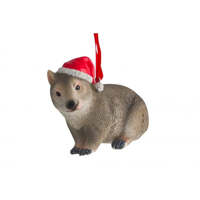 Aussie Christmas Hanging Decoration | Wombat - 7cm