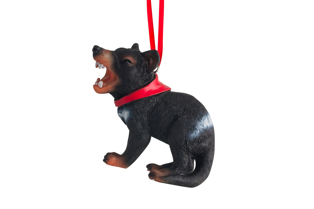 Aussie Christmas Hanging Decoration | Cowboy Tasmanian Devil 6cm