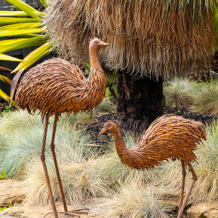 XL Dad Emu Garden Statue 64x108cm