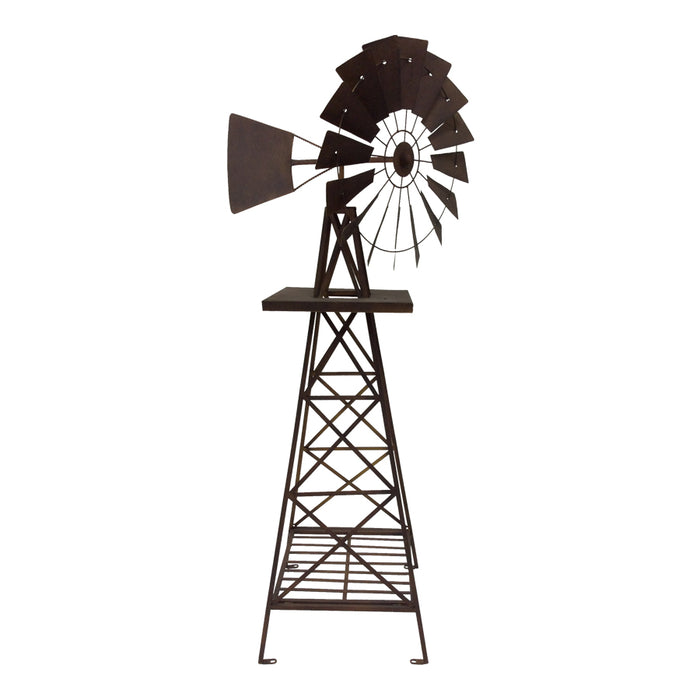 Xl Rust Windmill Ornament 160cm