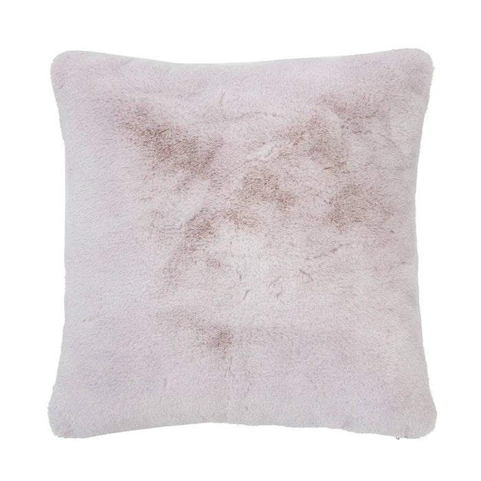 Bambury Frida Faux Fur Square Cushion - Thistle - Lozza’s Gifts & Homewares 