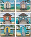 Cinnamon Boathouses Coasters Set of 6 - Lozza’s Gifts & Homewares 