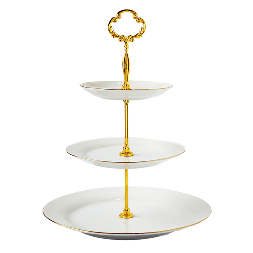 Cristina Re 3 Tier Cake Stand Ivory - Lozza’s Gifts & Homewares 