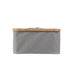 Linen/Bamboo Laundry Hamper with Cover Dark Grey - 40x33x20cm - Lozza’s Gifts & Homewares 