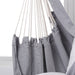 Sherwood Home Indoor and Outdoor Hammock Chair Swing with Cushion- Grey - Large 125x185cm - Lozza’s Gifts & Homewares 