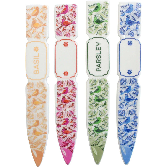 Lavida Garden Stakes Set of 4 – Flora Design Plant Supports | Decorative & Durable 19cm