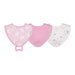 Muslin Stay-dry Teether Bibs made from Organic Cotton (3pk) - Lozza’s Gifts & Homewares 