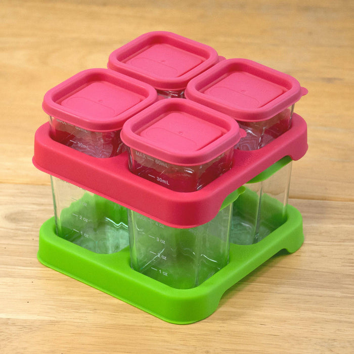 Fresh Baby Food Glass Cubes (4oz/4pk) - Lozza’s Gifts & Homewares 