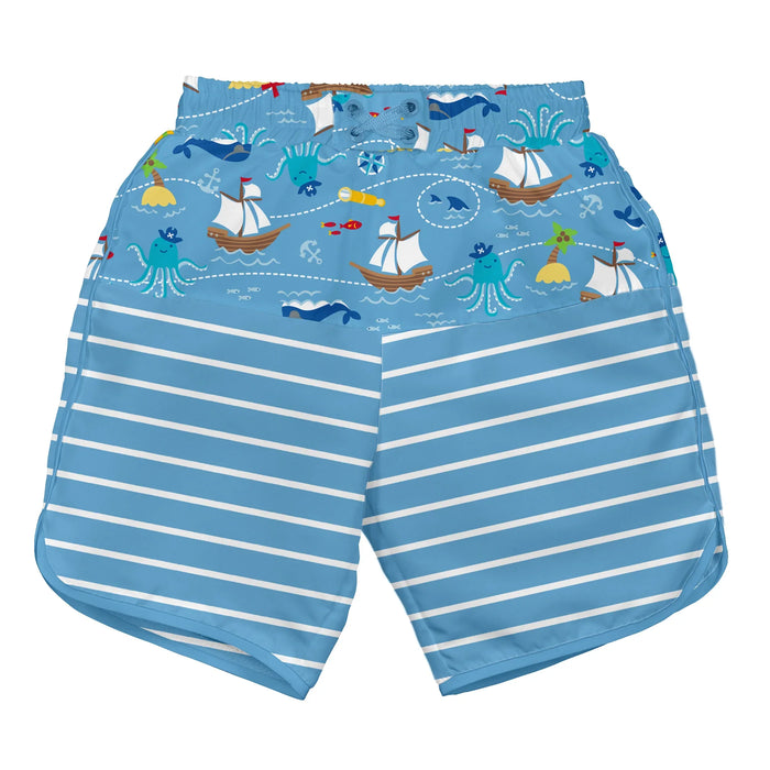 i.play Mix & Match Pocket Board Shorts w/Built-in Reusable Absorbent Swim Diaper - Lozza’s Gifts & Homewares 