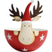 Reindeer Bowl Red - Large - Lozza’s Gifts & Homewares 