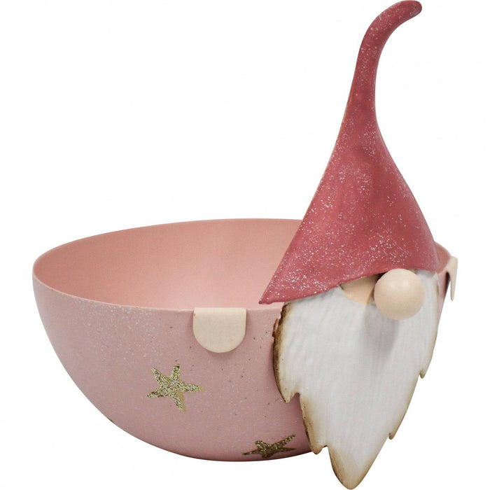 Santa Bowl Pink -  Large - Lozza’s Gifts & Homewares 