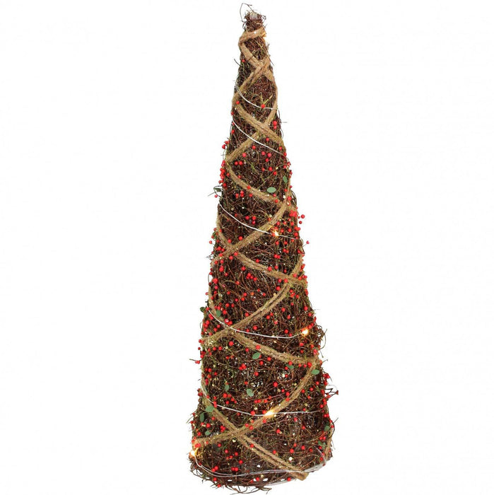 Xmas Tree Coneberries Wrap Large - Lozza’s Gifts & Homewares 
