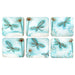 Cinnamon Coasters Dragonfly Dreams set of 6 - Lozza’s Gifts & Homewares 