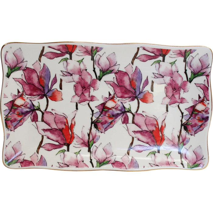 Plate Magnolia - Lozza’s Gifts & Homewares 