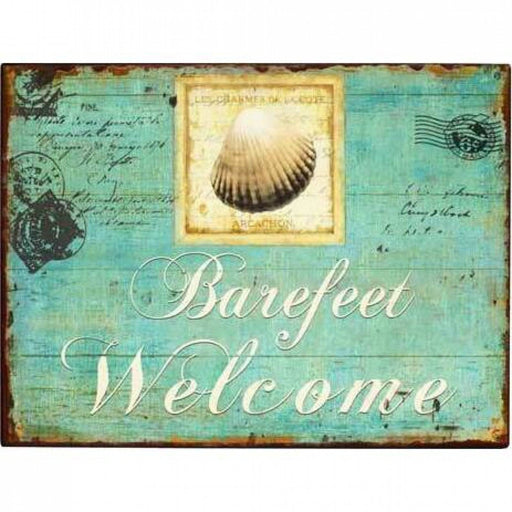Sign Barefeet Welcome - Lozza’s Gifts & Homewares 