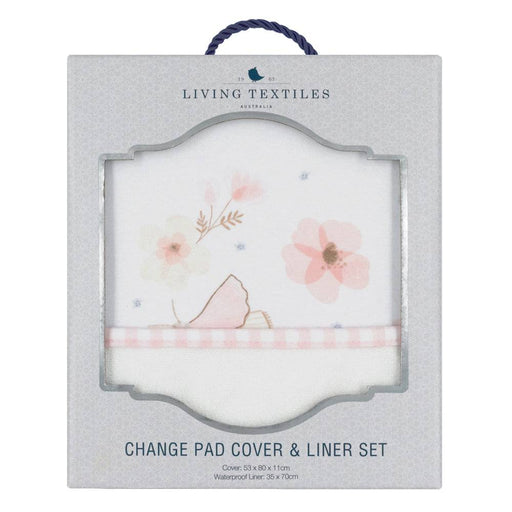 Change Mat Cover and Liner - Butterfly Garden - Lozza’s Gifts & Homewares 