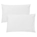 2-pack Jersey Cot Pillowcase Covers - White - Lozza’s Gifts & Homewares 