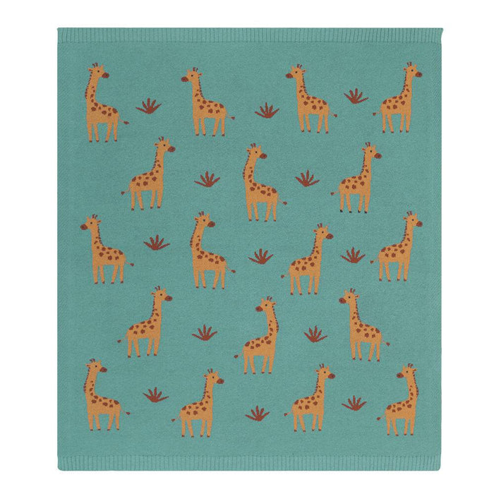 100% Cotton Whimsical Giraffe Baby Blanket - Lozza’s Gifts & Homewares 