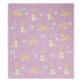 100% Cotton Whimsical Lilac Bunny Baby Blanket - Lozza’s Gifts & Homewares 