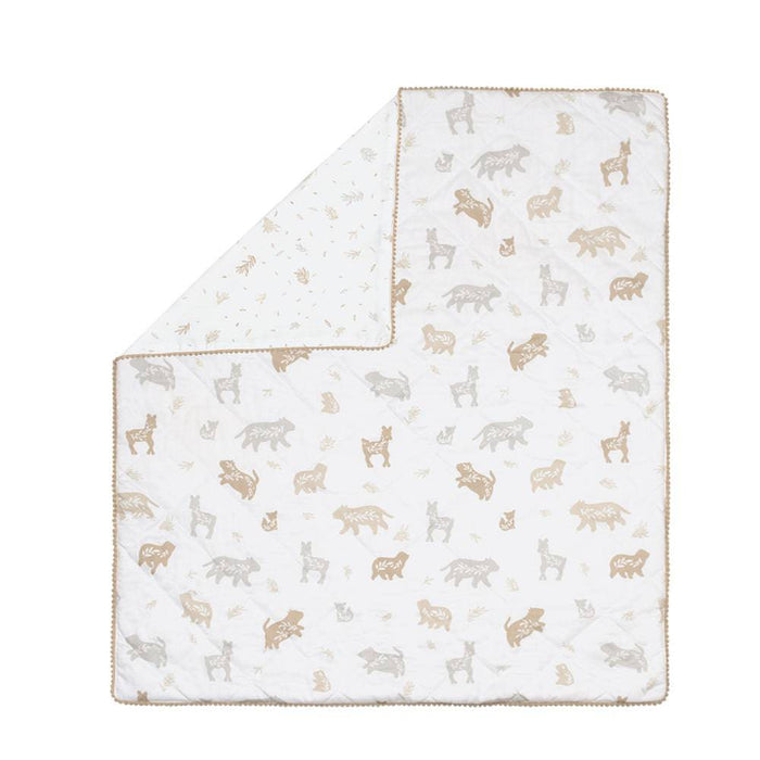 Quilted Cot Comforter - Bosco Bear - Lozza’s Gifts & Homewares 
