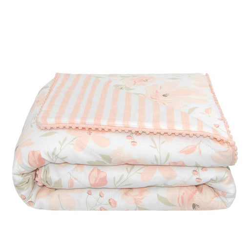 Quilted Cot Comforter - Meadow - Lozza’s Gifts & Homewares 