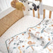 Quilted Reversible Cot Comforter - Day at the Zoo - Lozza’s Gifts & Homewares 