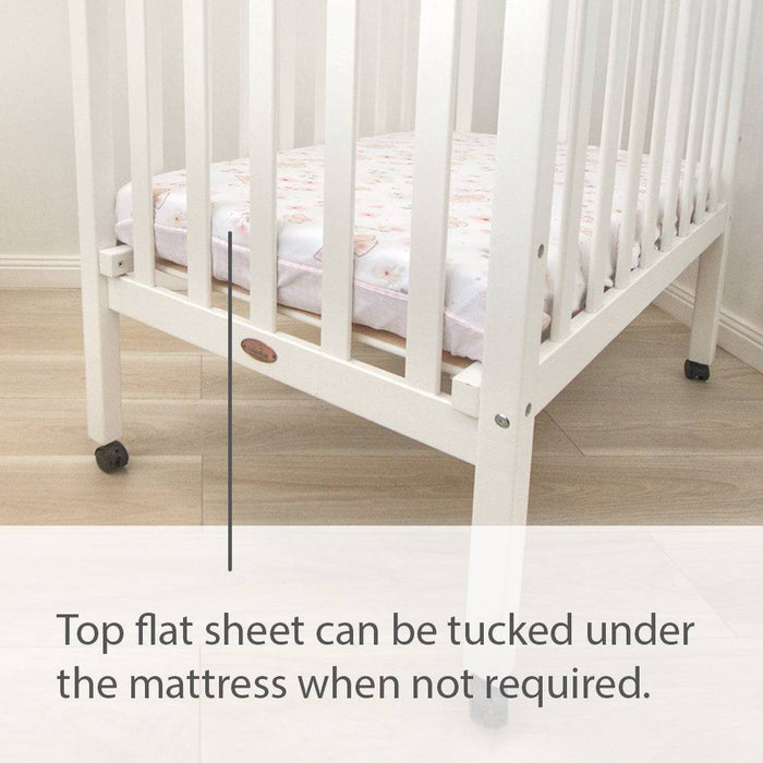 Childcare Cot fitted Sheet Set - Butterfly Garden - Lozza’s Gifts & Homewares 