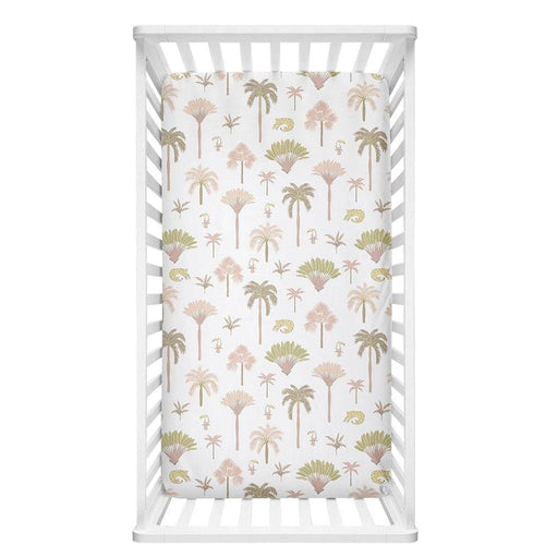 Cot Fitted Sheet - Tropical Mia - Lozza’s Gifts & Homewares 