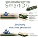 Organic Smart-Dri Mattress Protector - Standard Cot - Lozza’s Gifts & Homewares 