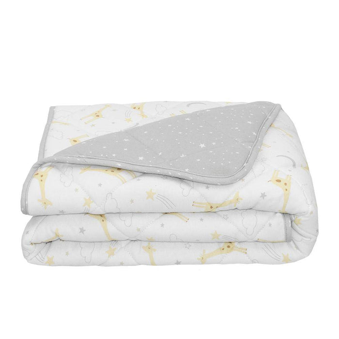 Quilted Cot Comforter - Noah/Stars - Lozza’s Gifts & Homewares 