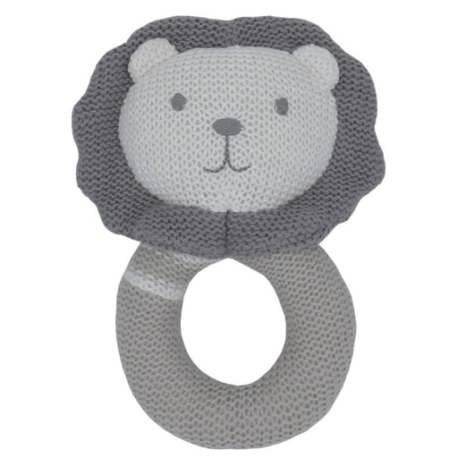 Austin the Lion Knitted Rattle - Lozza’s Gifts & Homewares 
