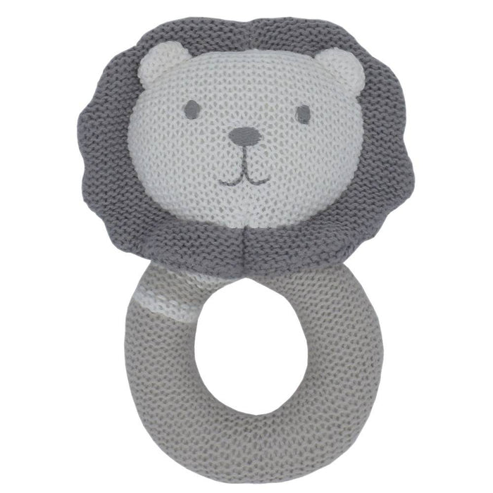 Austin the Lion Knitted Rattle - Lozza’s Gifts & Homewares 