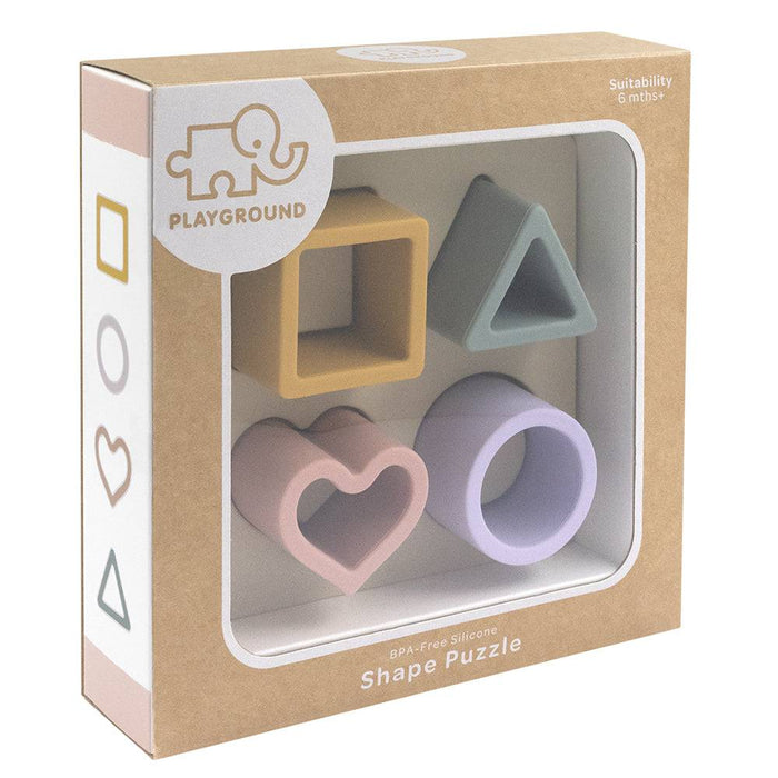 Silicone Shape Puzzle - Rose - Lozza’s Gifts & Homewares 