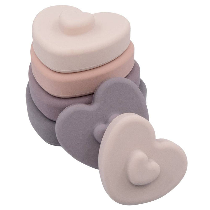 Silicone Stacking Tower - Heart - Lozza’s Gifts & Homewares 