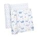 2-Pack Muslin Wraps - Whale of a TIme - Lozza’s Gifts & Homewares 