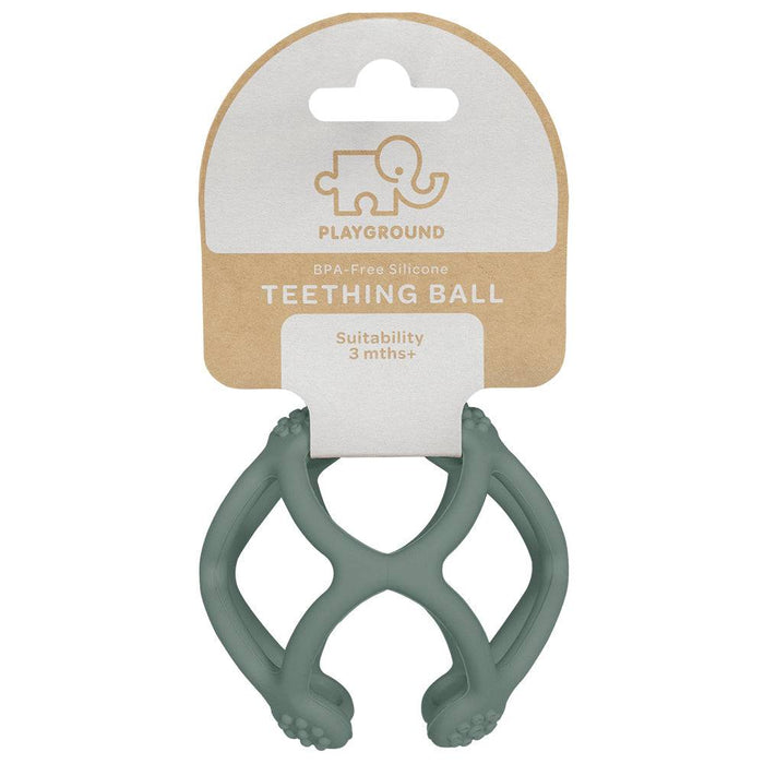 Silicone Teething Ball - Sage - Lozza’s Gifts & Homewares 