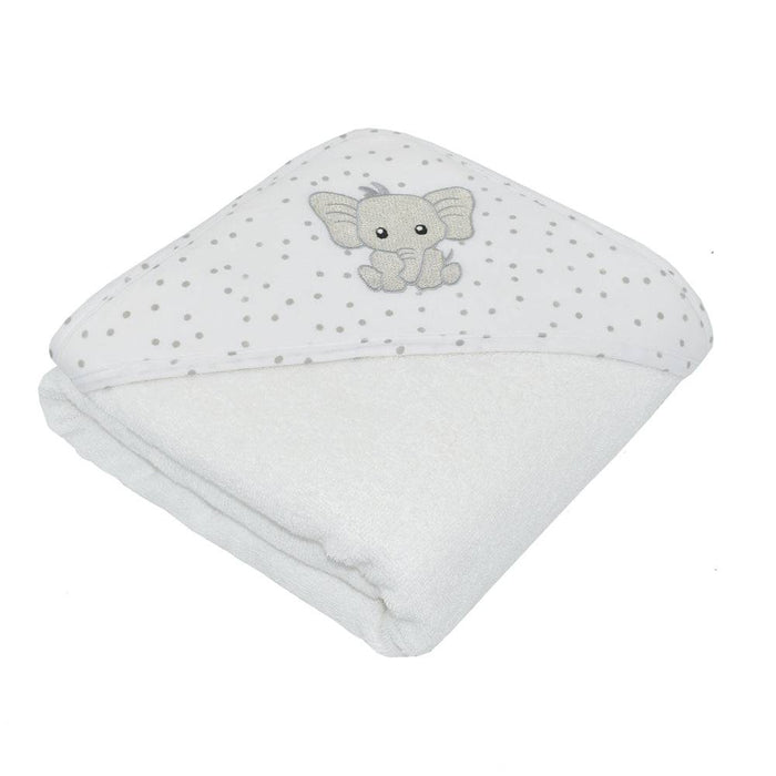 Hooded Towel -  Pitter Patter Elephant - Lozza’s Gifts & Homewares 