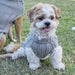 Cable Knit Dog Sweater - Grey - Lozza’s Gifts & Homewares 