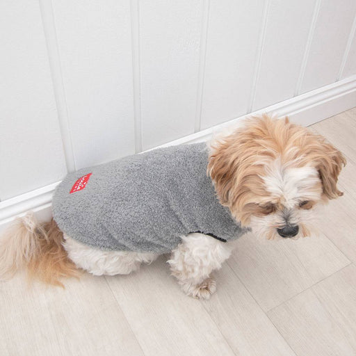 Fleece Dog Vest - Grey - Lozza’s Gifts & Homewares 